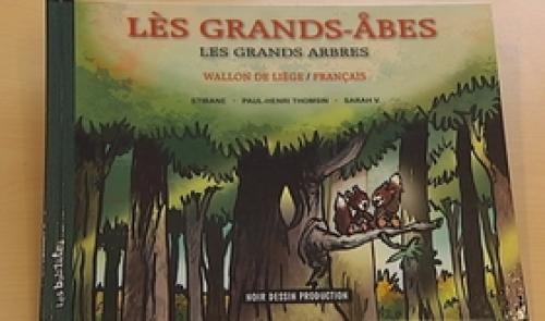  Les grands arbres  : un premier livre pour enfants en wallon