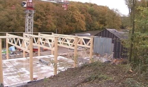 Ramioul : chantier du PréhistoMuseum