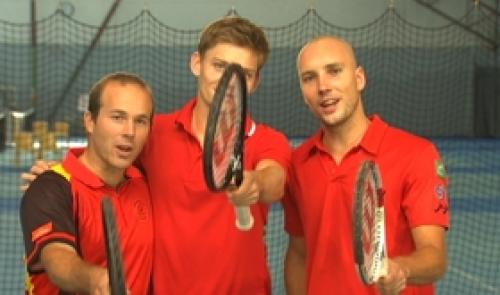 Les stars du tennis belge au Country Hall