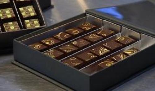 Contenants mangeables au chocolat