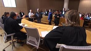 Les Liégeois découvrent le Palais de Justice