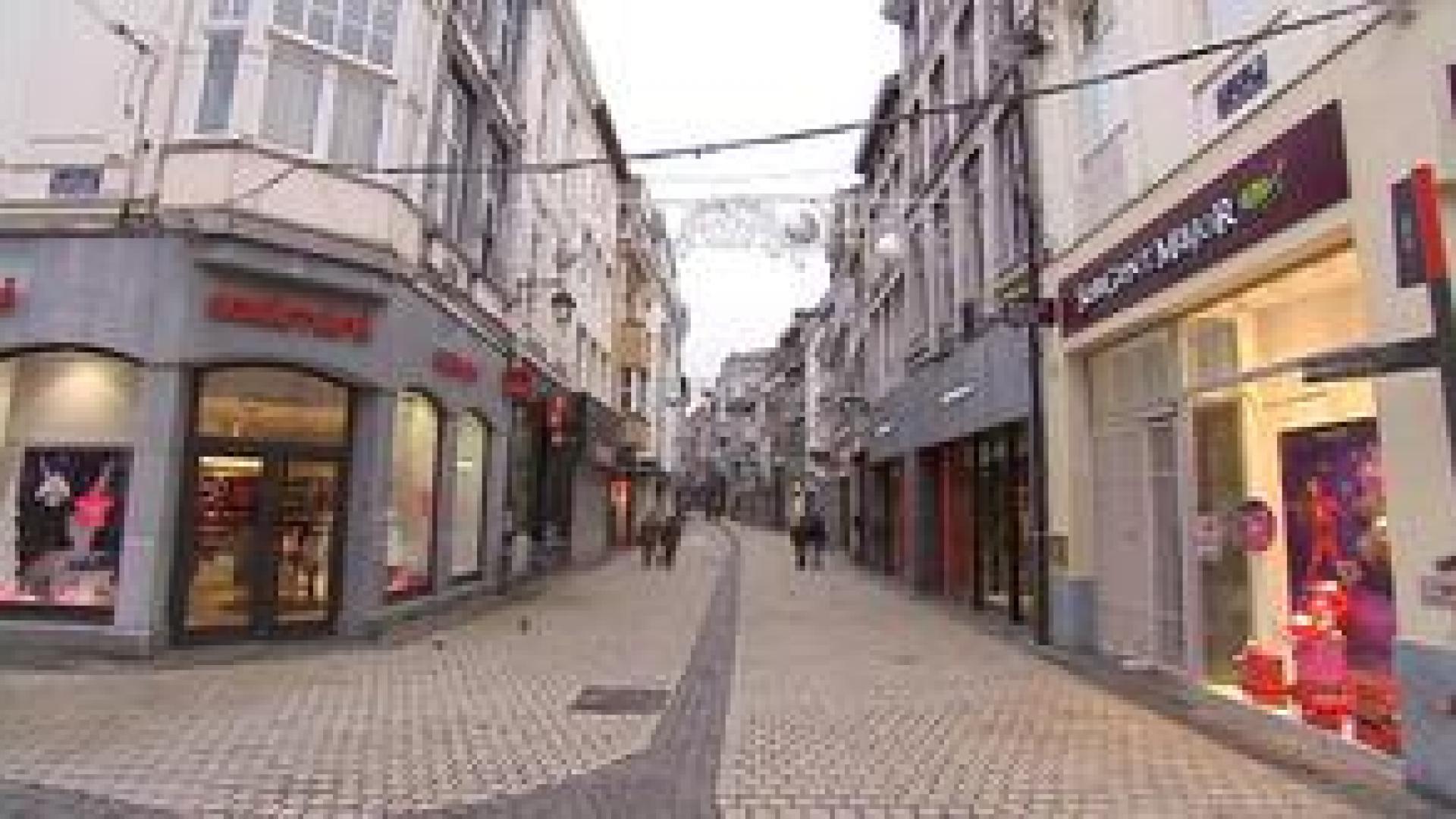 Grève centre ville