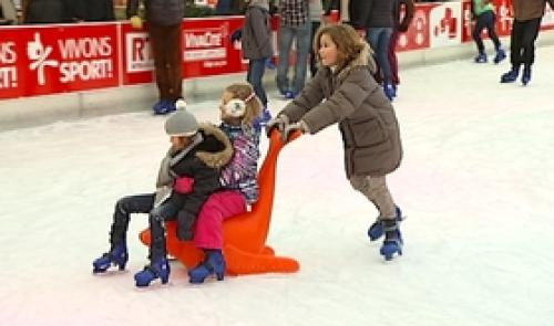 Patinoire de Noël: record d'affluence