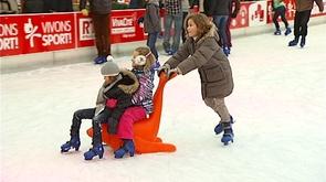 Patinoire de Noël: record d'affluence