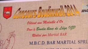 Le premier prix pour son boudin blanc de Liège