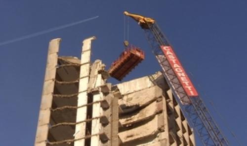 Liège : démolition des tours de Droixhe