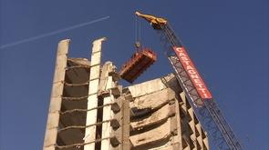 Liège : démolition des tours de Droixhe