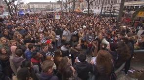 Charlie Hebdo : une marche des étudiants de Liège 1