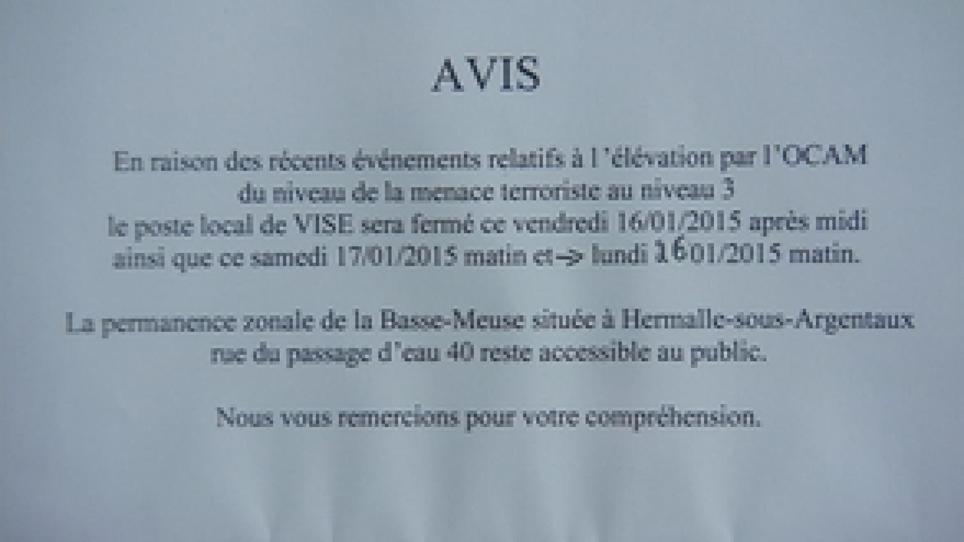 Zones de police : des mesures de sécurité