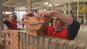 Métiers de la construction : visite de la ministre de la formation