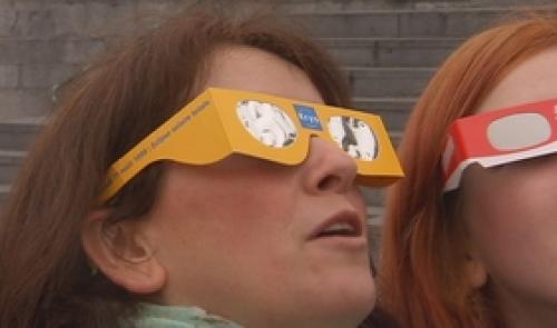 Eclipse peu visible à Liège