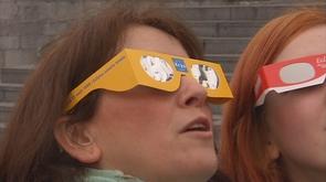 Eclipse peu visible à Liège