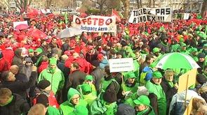 Liège : 8000 manifestants dans les rues