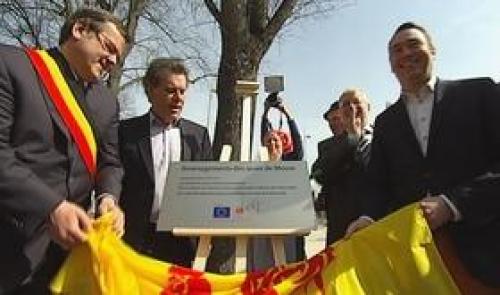 Inauguration des quais de Meuse en fanfare