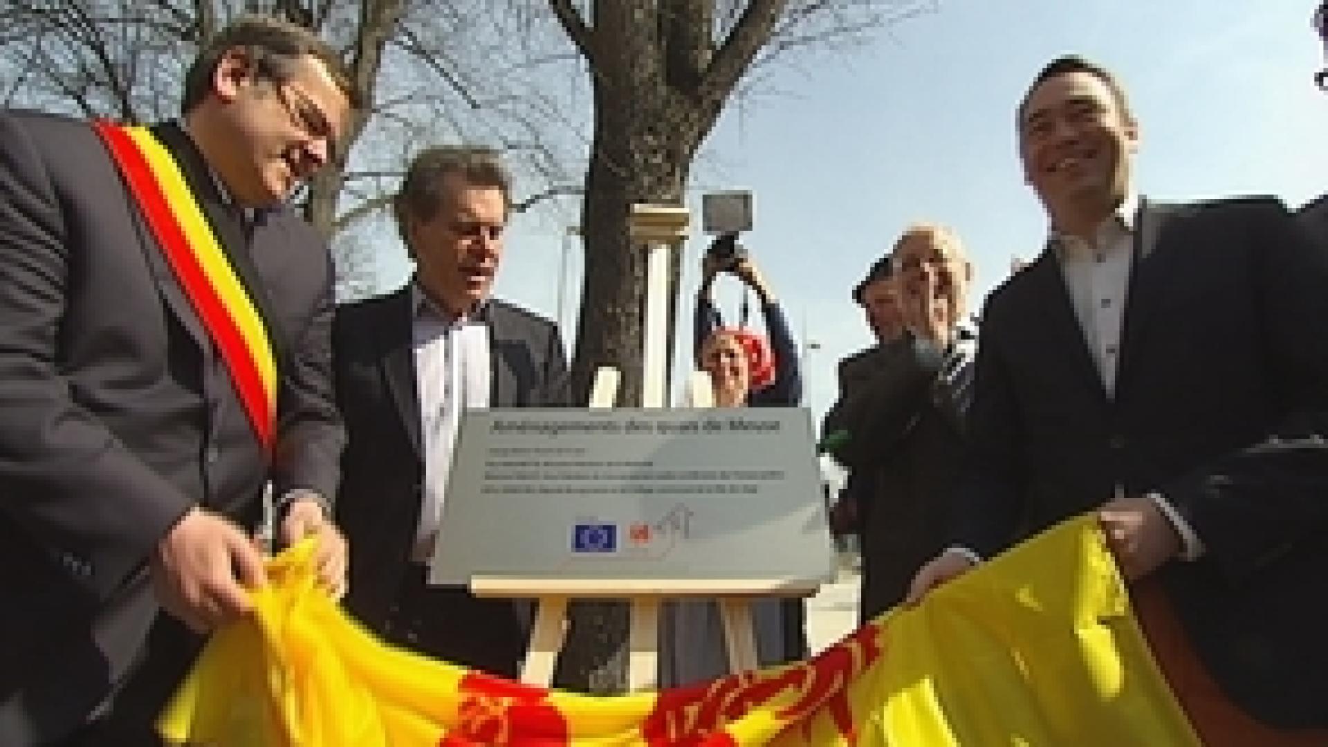 Inauguration des quais de Meuse en fanfare