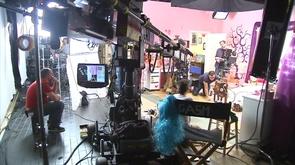 Pôle image : dernier jour de tournage d'une sitcom internationale