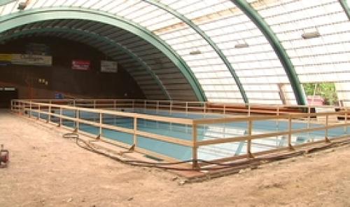 La piscine de Waremme en travaux