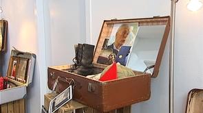 Train des Mille : une expo  Valises miroirs 