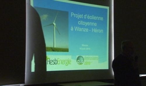 Wanze et Héron : les pro-éoliennes se mobilisent