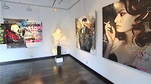 JÍ¶rg DÍ¶ring et Loulou des Bois à la galerie Liehrmann