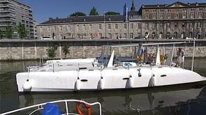 Et vogue le catamaran électro-solaire liégeois !