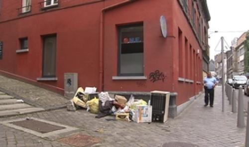 Liège : dépôts de déchets au Degré des Tisserands