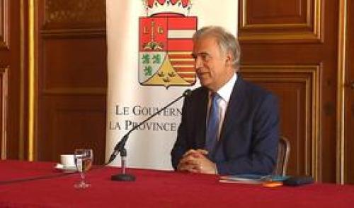Le Gouverneur Michel Foret cède sa place