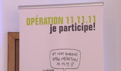 Opération 11.11.11 : récolte de fonds pour le développement du Sud
