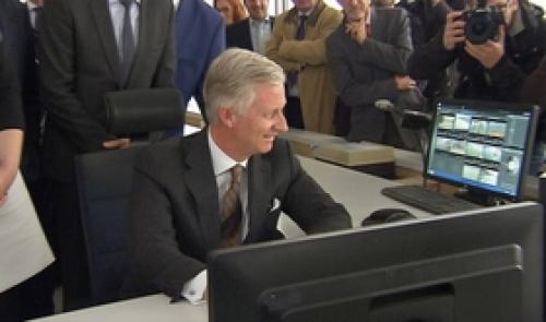 Lanaye : inauguration royale pour la quatrième écluse