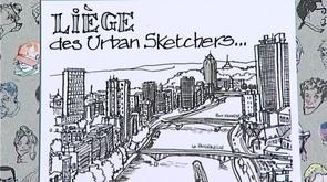 Liège : le travail des urban skechers repris dans un livre