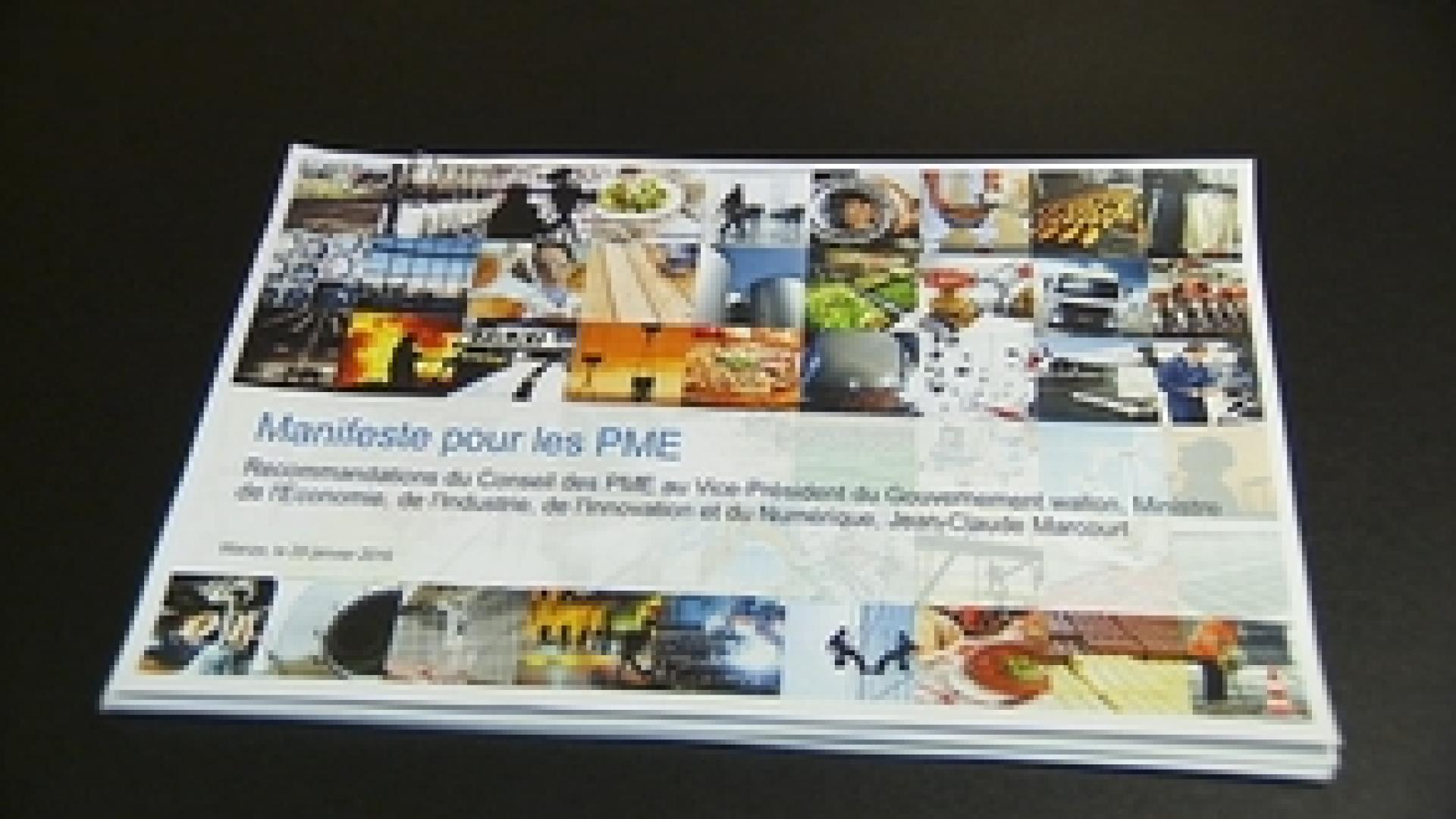 Les PME remettent leur manifeste au ministre wallon de l'Economie