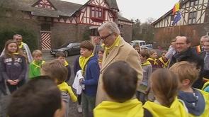 Hamoir : visite du Prince Laurent