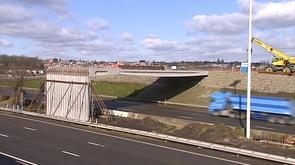 CHC : une partie du pont en place