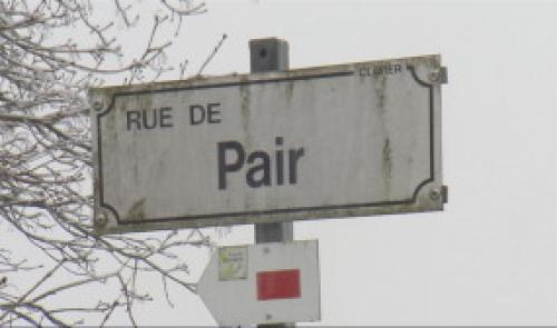 Pair : un seul nom de rue pour tout le village