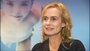 Sandrine Bonnaire et la projection de  La Dernière Leçon 