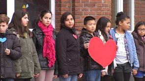 Minute de silence à l'école de Rocourt