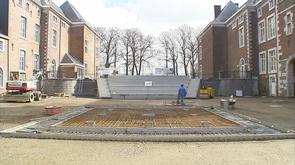Le château de Wégimont en travaux
