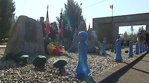 Hommage aux casques bleus à Ougrée