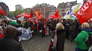 Manifestation contre le centre fermé de Vottem