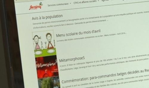 Ville de Seraing : nouveau site web communal