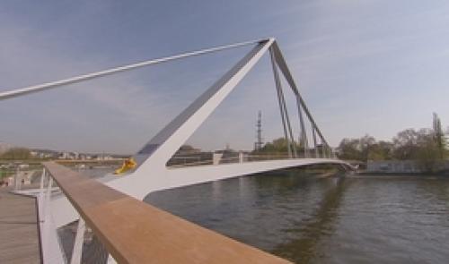 Passerelle : inauguration de la Belle Liègeoise
