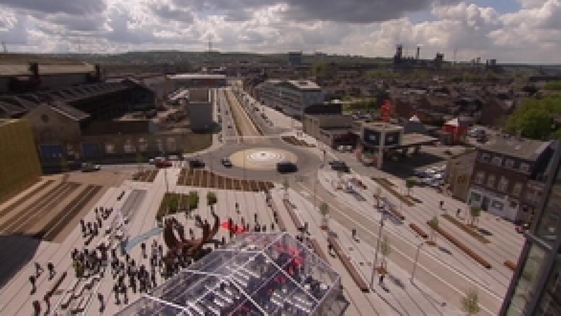 Seraing : inauguration de la nouvelle entrée de ville