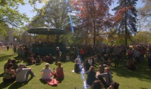 Parc de la Boverie : succès de foule jeudi