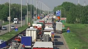 Autoroute E40 : gros embarras de circulation