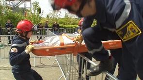 Les Cadets du Feu en pleine action