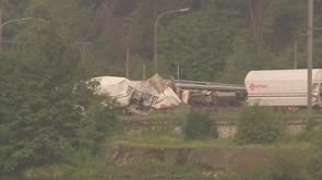 Fannie Cornil en direct depuis les lieux de l'accident