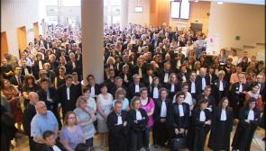 Action des magistrats au Palais de Justice