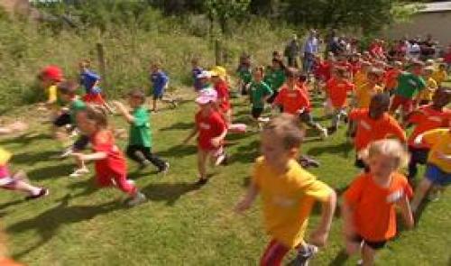 Les mini-Olympiades des maternelles se déroulaient à Trooz