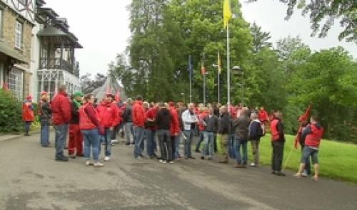 Action CGSP devant l'administration de Chaudfontaine