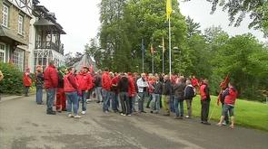 Action CGSP devant l'administration de Chaudfontaine